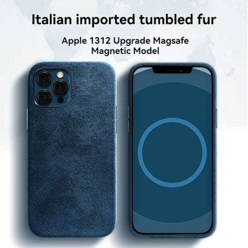 Italienisches Wildleder Magnetische Iphone Hüllen