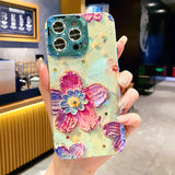 Floral 3 Iphone Hüllen mit buntem Kameraschutz