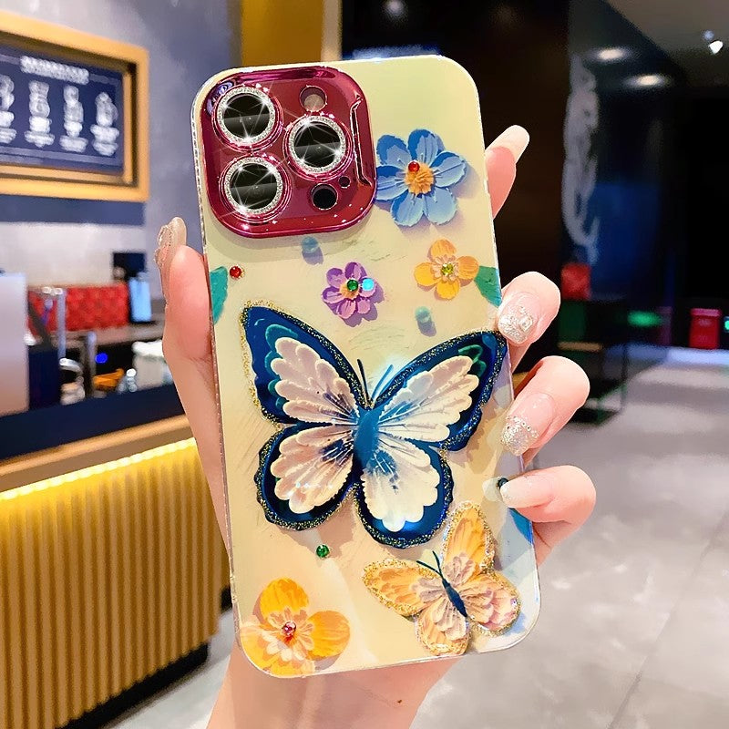 Floral 3 Iphone Hüllen mit buntem Kameraschutz