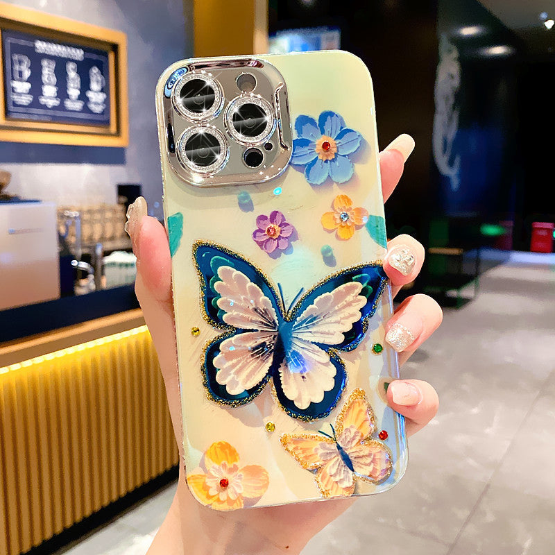 Floral 3 Iphone Hüllen mit buntem Kameraschutz