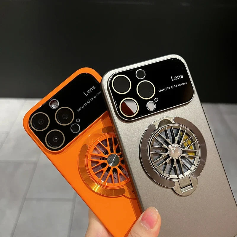 Magnetische Iphone Cases mit drehbarer Rückenstütze